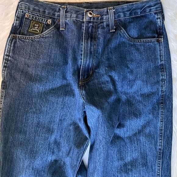 Cinch Jeans Mens Sz 33x32 Green Label Relaxed Tapered Western Work Ranch Cowboy - Picture 3 of 8